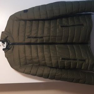 Moose knuckle reverse puffer hoody
